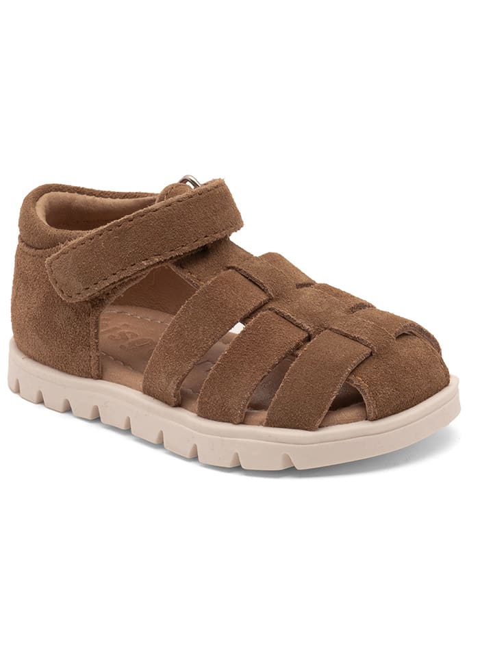 bisgaard Leder-Halbsandalen in Braun günstig kaufen