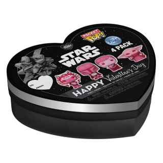 Star Wars Valentines Pocket POP! Vinyl Figuren (4)
