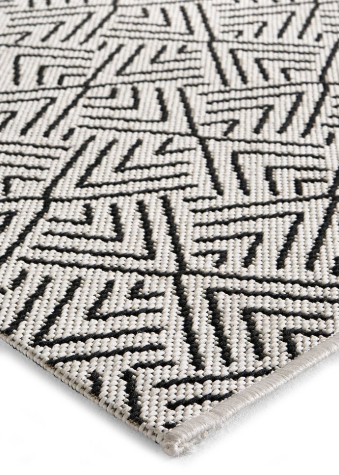 In- und Outdoor Teppich mit dezenter Struktur