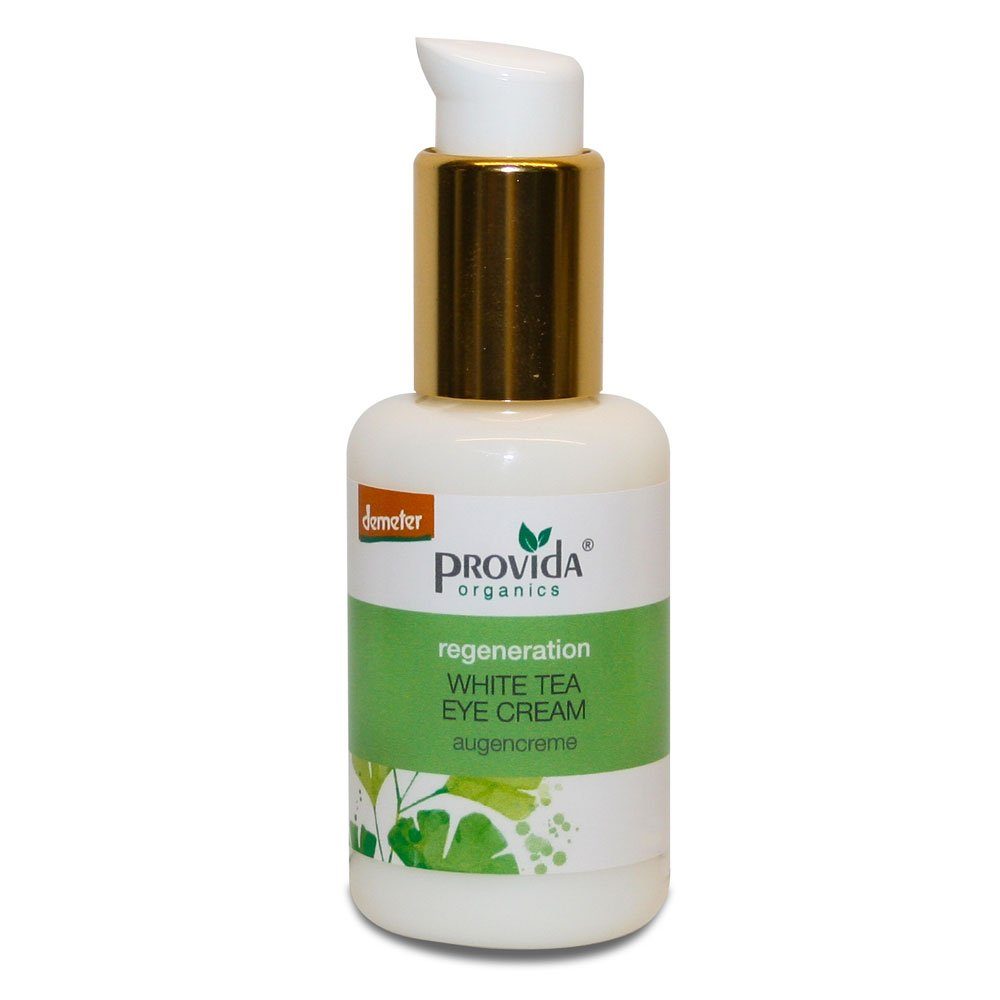 Provida Organics Augencreme Provida white tea eye cream, Weiß, 30 ml