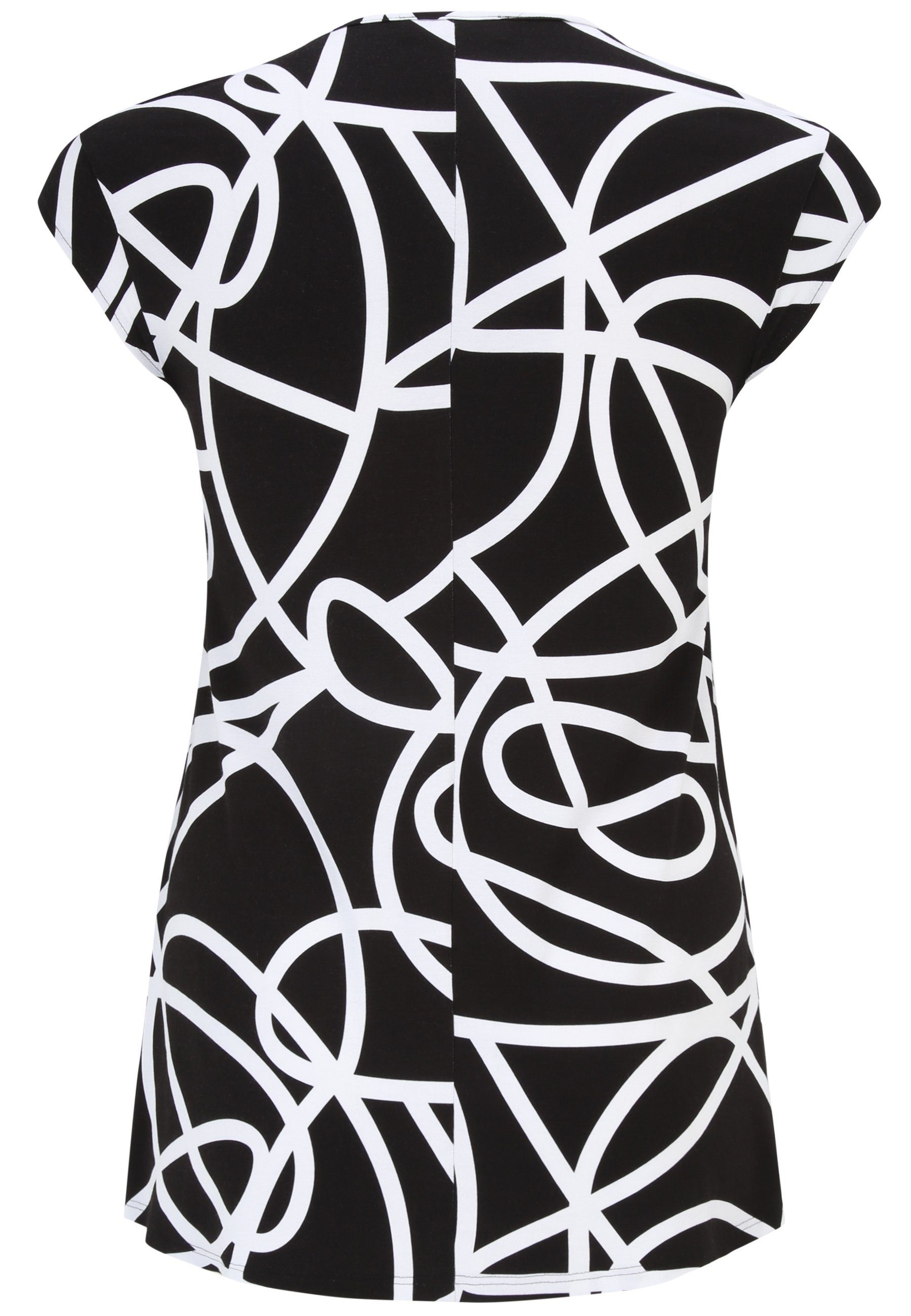 Doris Streich Tunika Long-Shirt mit Grafik-Print mit modernem Design