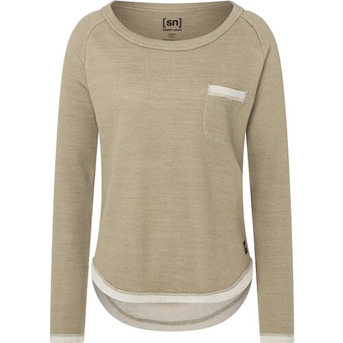 DAMEN LANGARMSHIRT W KNIT CREW