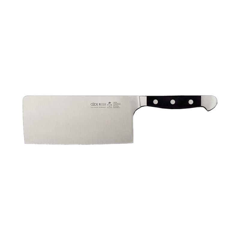 Gude Alpha Olive Chinesisches Hackbeil (Cleaver) 18 cm
