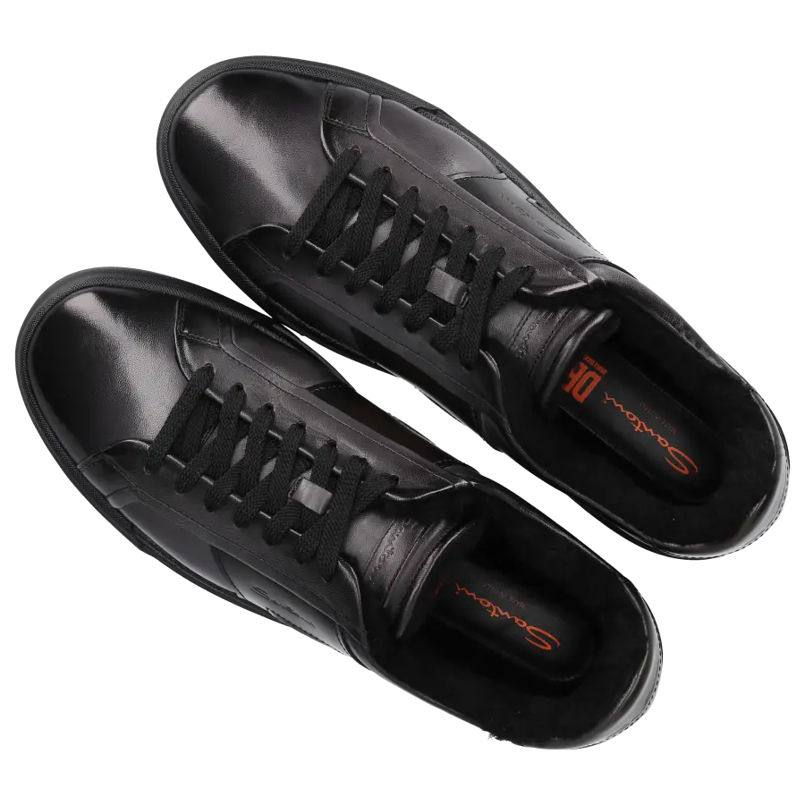 Santoni - Sneaker low 21779 Kalbsleder - grau