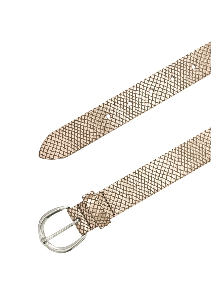 Tamaris Gürtel Essential Classics in grau taupe kupfer metallic 6218 günstig kaufen