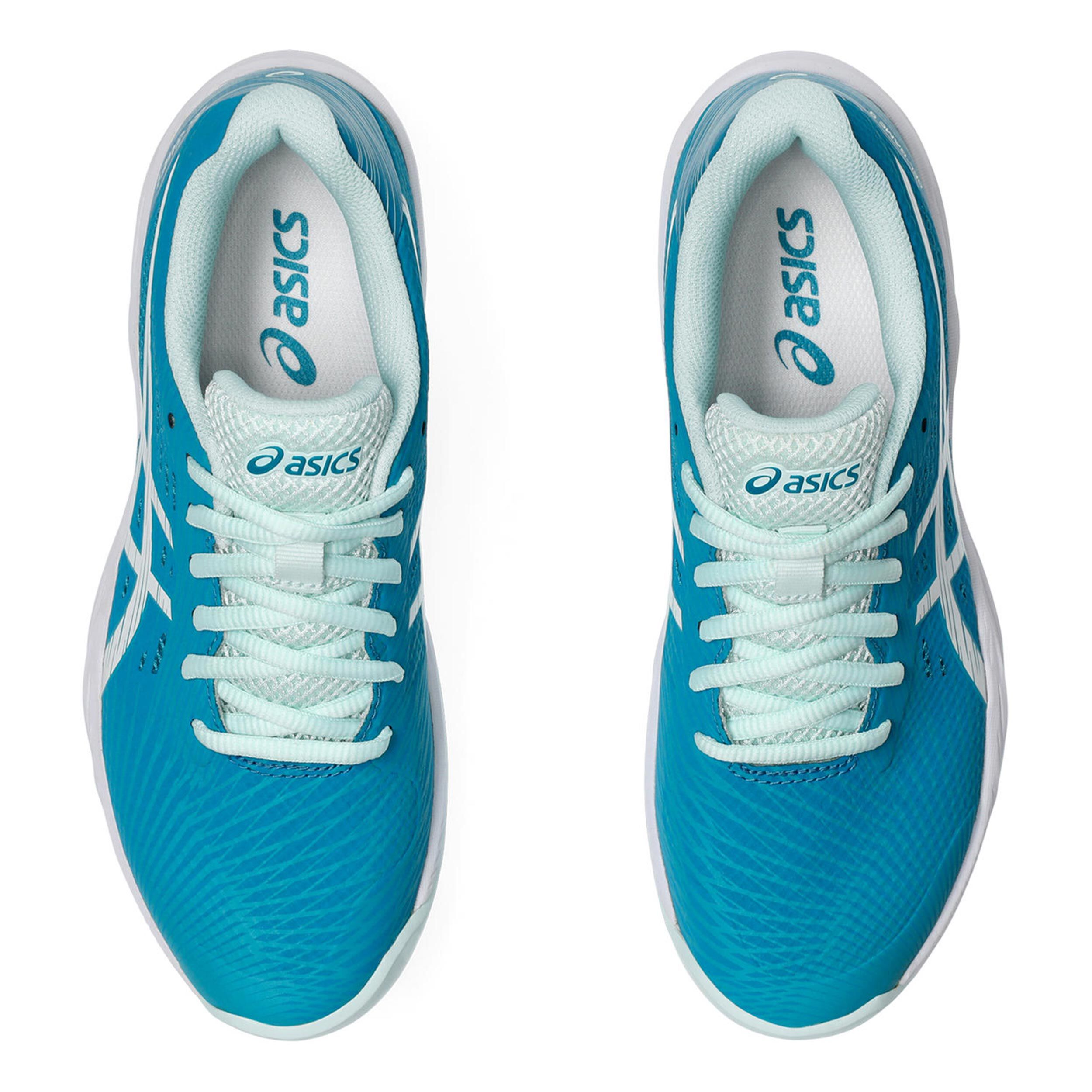 Gel-Game 9 Clay Sandplatzschuh Damen - Blau, Weiß
