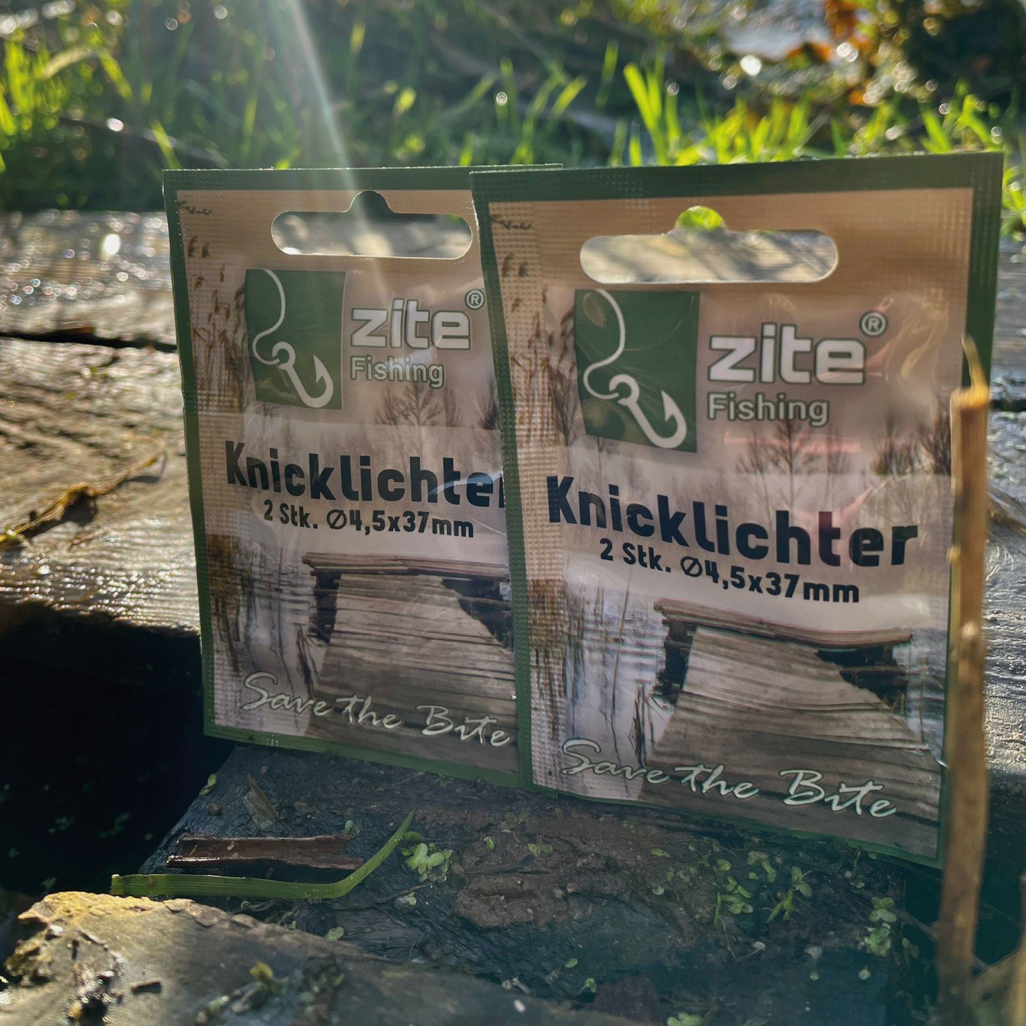 Zite Montagezubehör Knicklichter Set für Nachtangeln, 100 Stück, 4,5x37mm