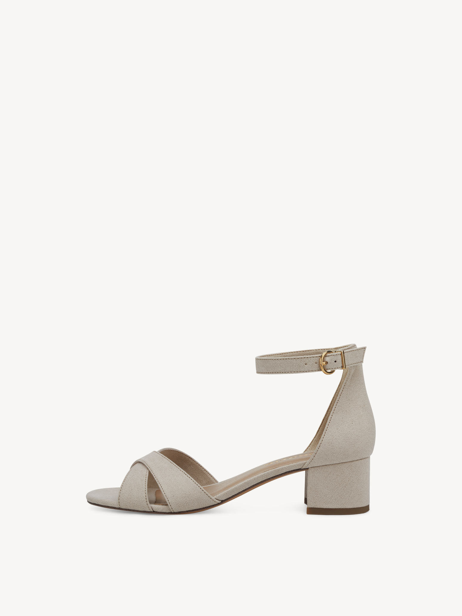 Sandale à talon - beige