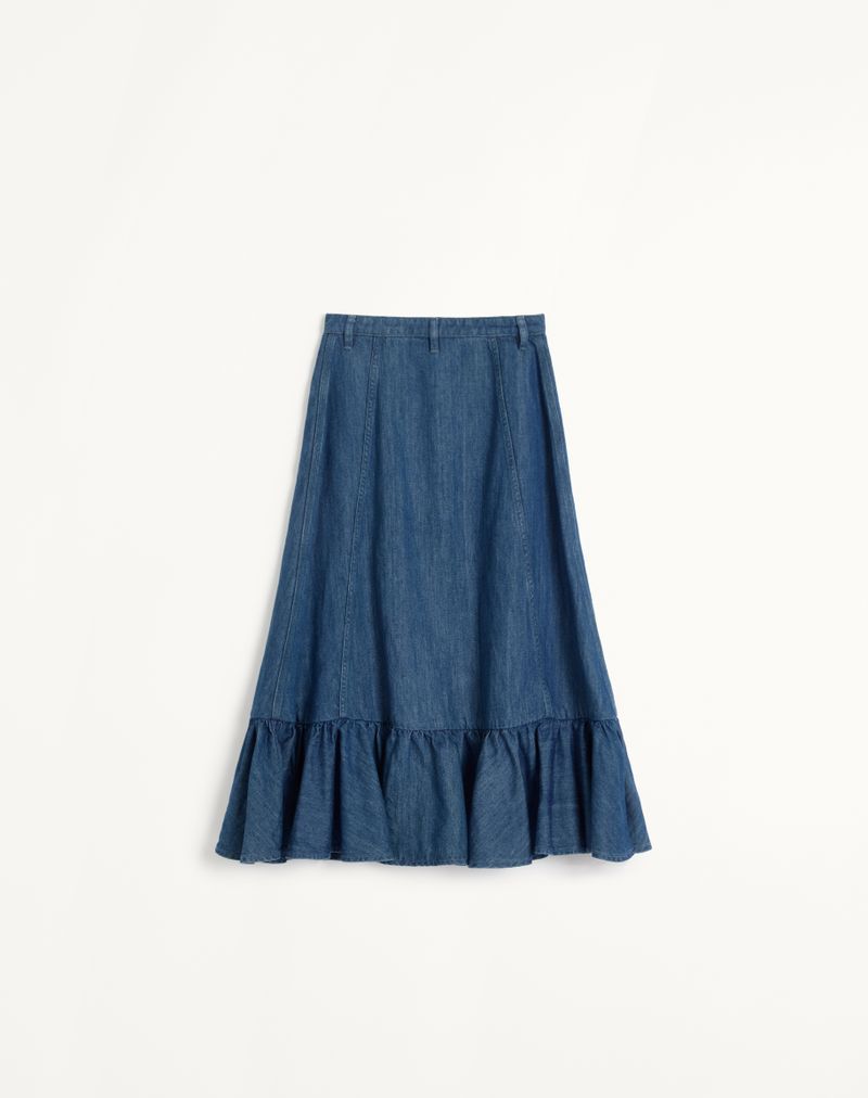 Let denimnederdel