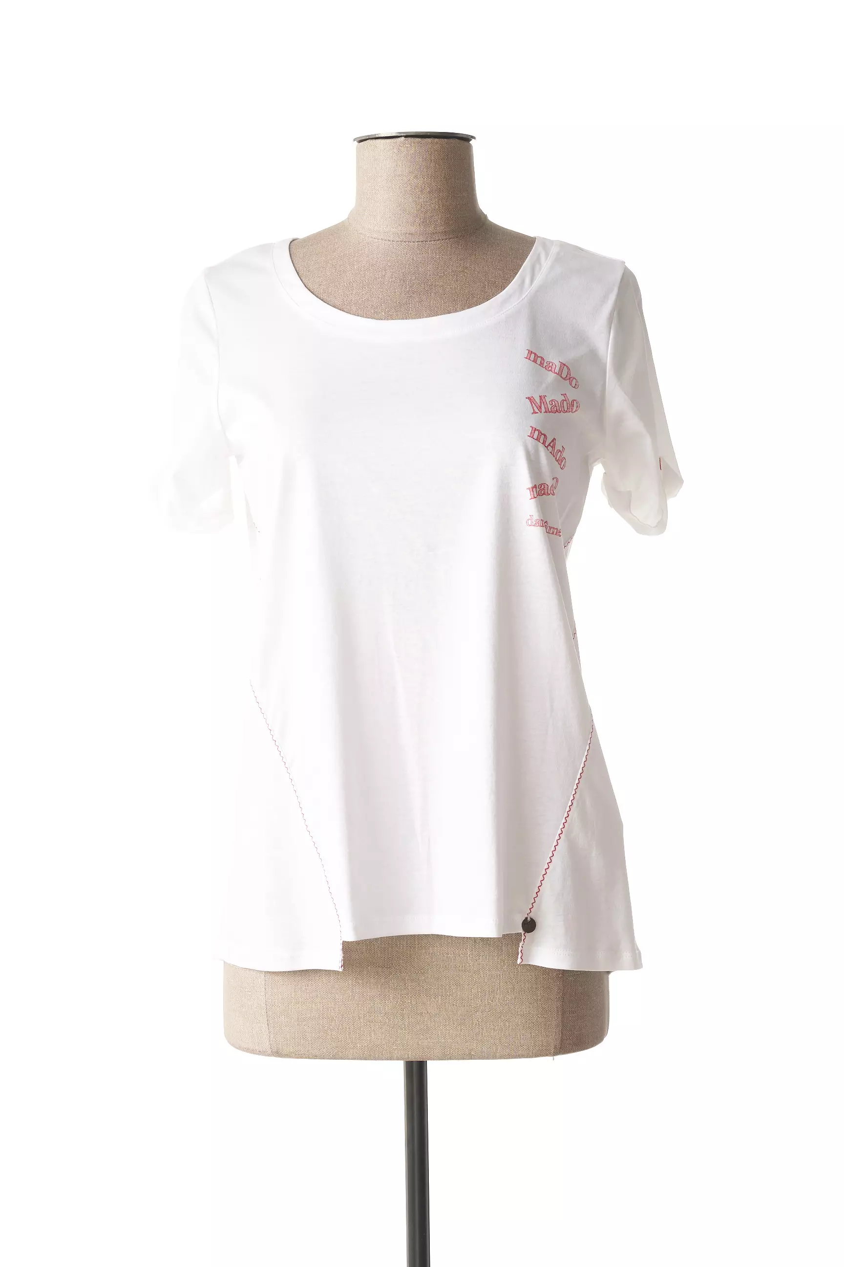 Mado Et Les Autres Tshirts Femme couleur blanc
