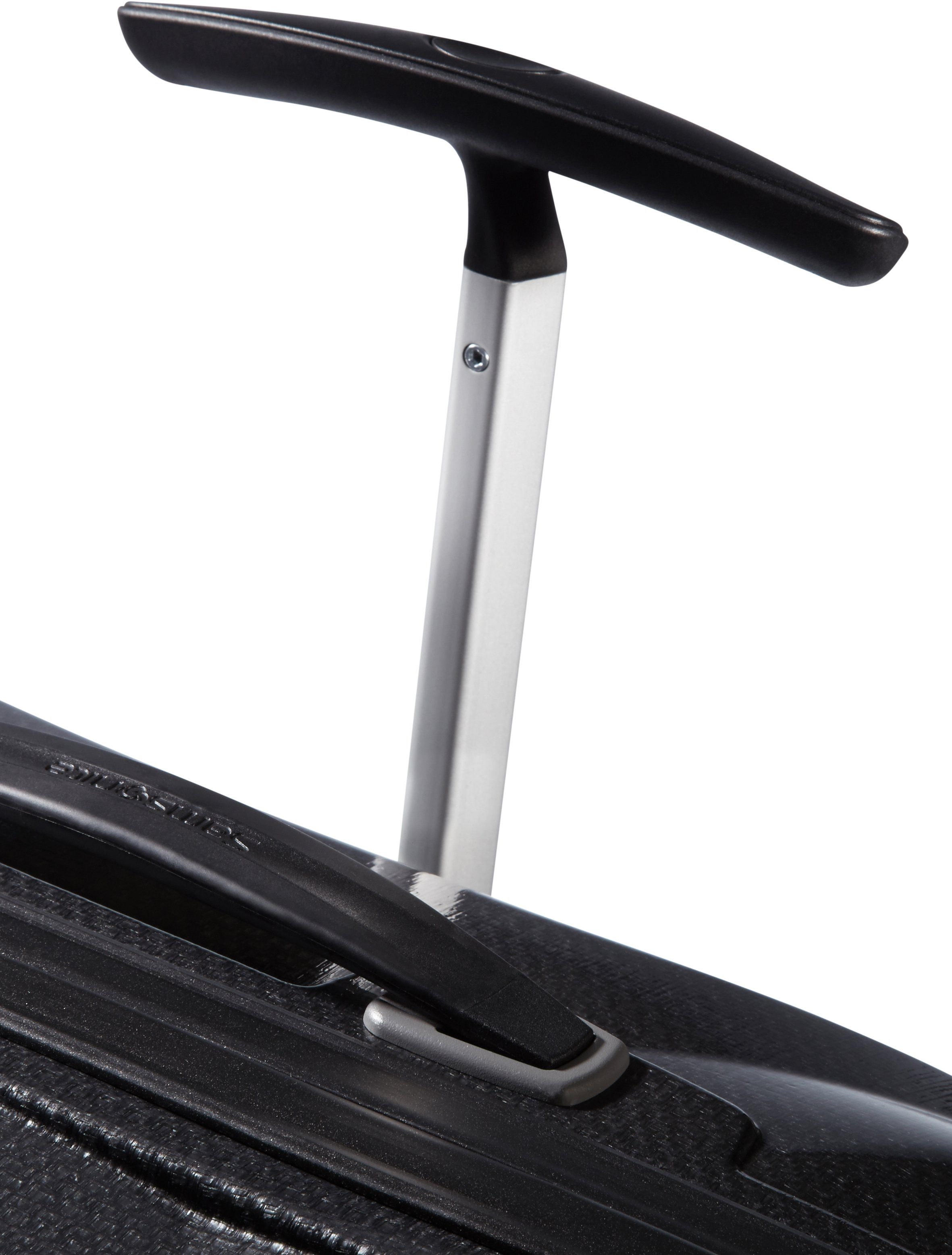 Samsonite Hartschalen-Trolley Lite-Shock Black, 75 cm, 4 Rollen, Made in Europe