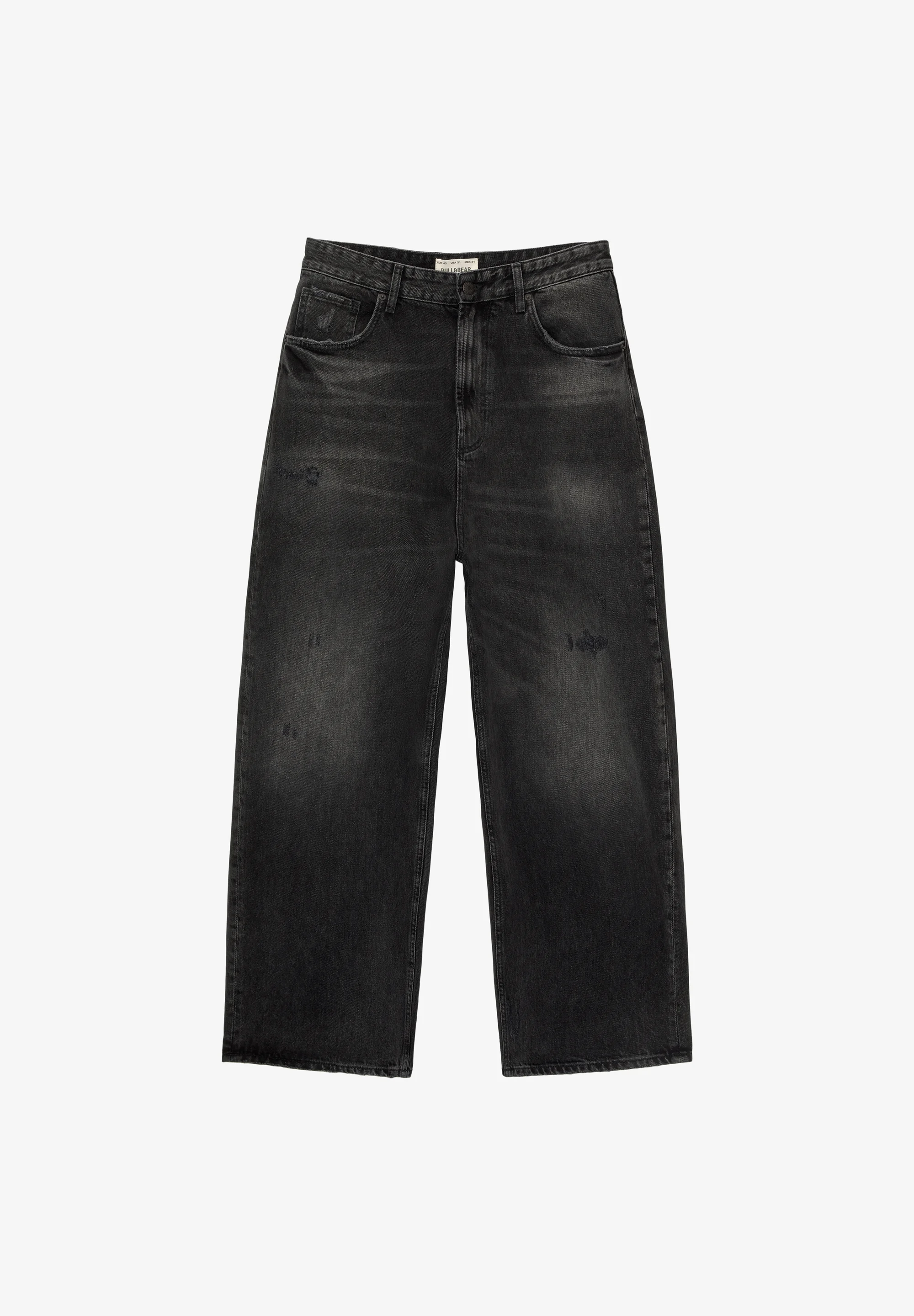PULL&BEAR SUPER BAGGY - Vaqueros pitillo