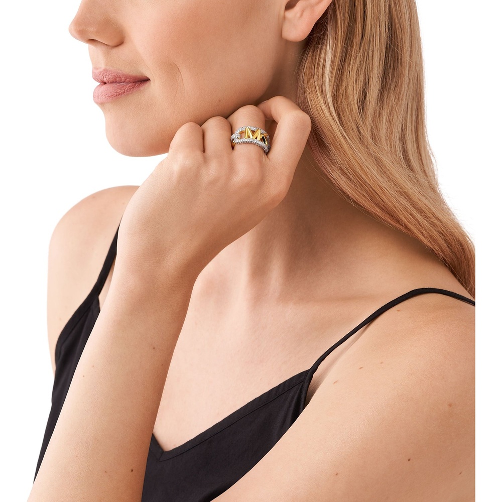 Michael Kors Bague pour femme Métal bicolore Bague