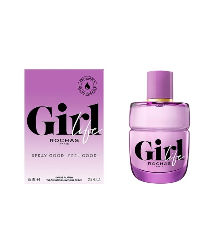 Rochas-GIRL LIFE-Eau De Parfum Vaporisateur Rechargeable