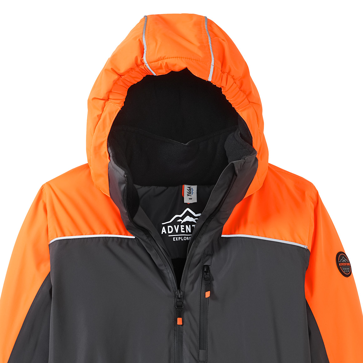 Jungen Schneejacke mit Schneefang