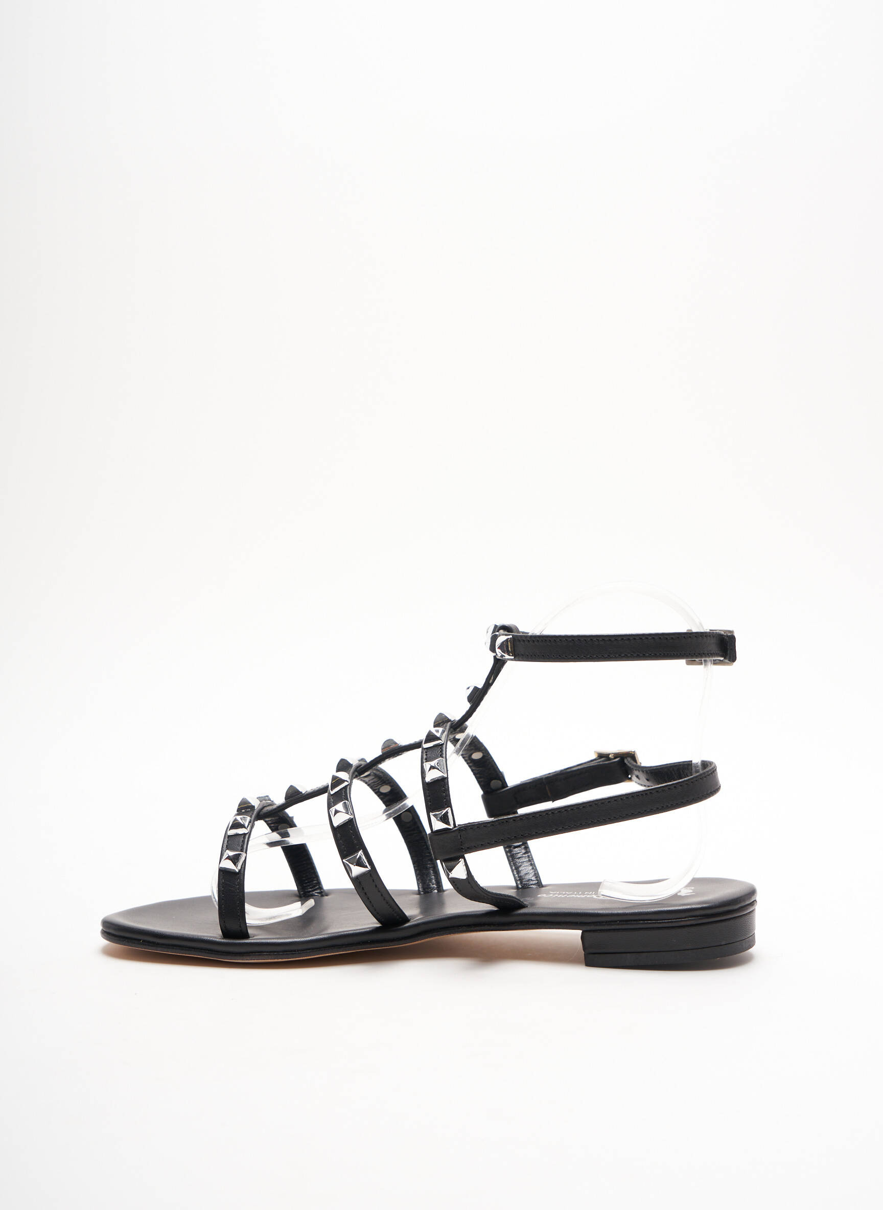 Mastro Domenico Sandales Nu Pieds Femme couleur noir