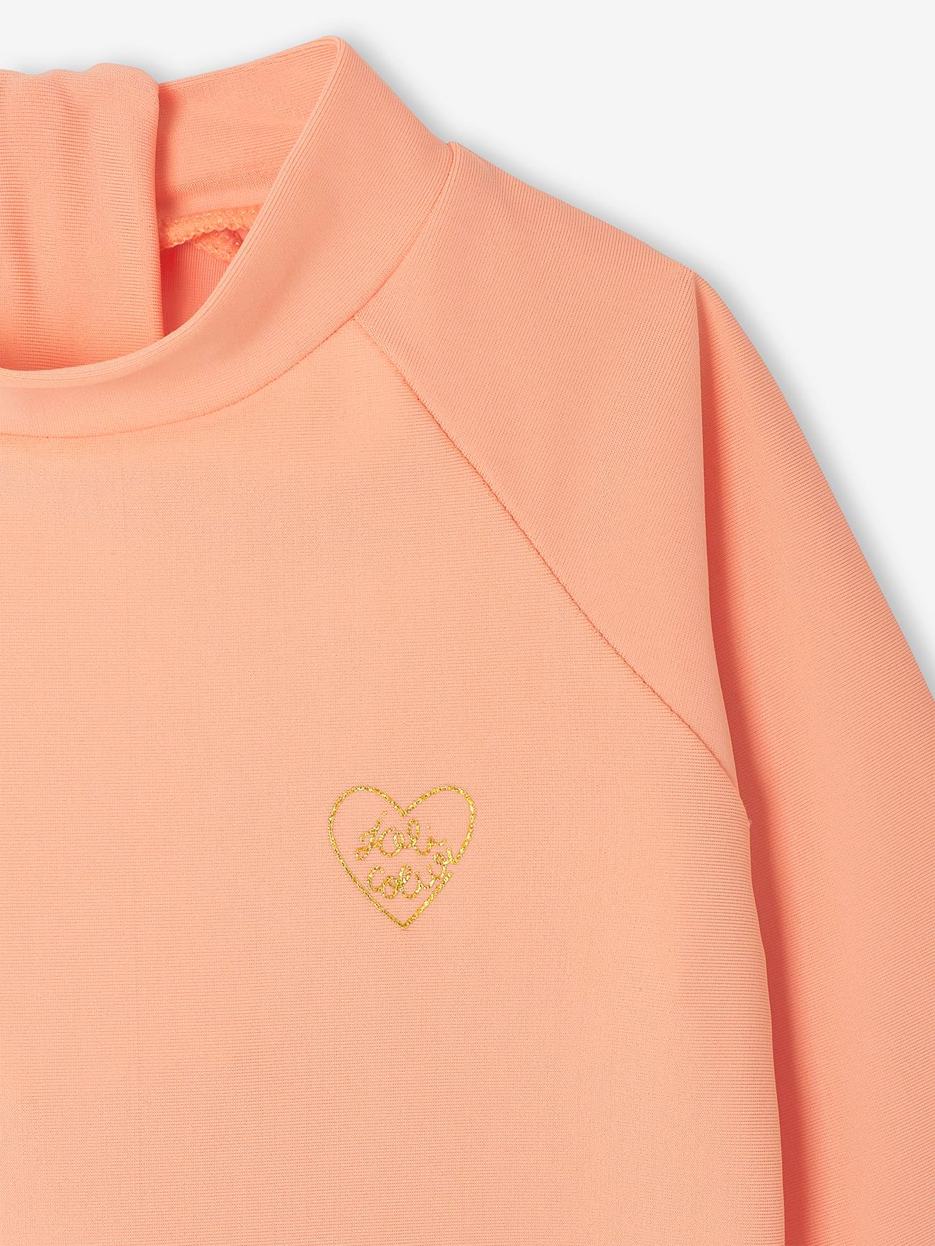 Vertbaudet Mädchen Baby Badeshirt mit UV-Schutz Oeko-Tex - rosa