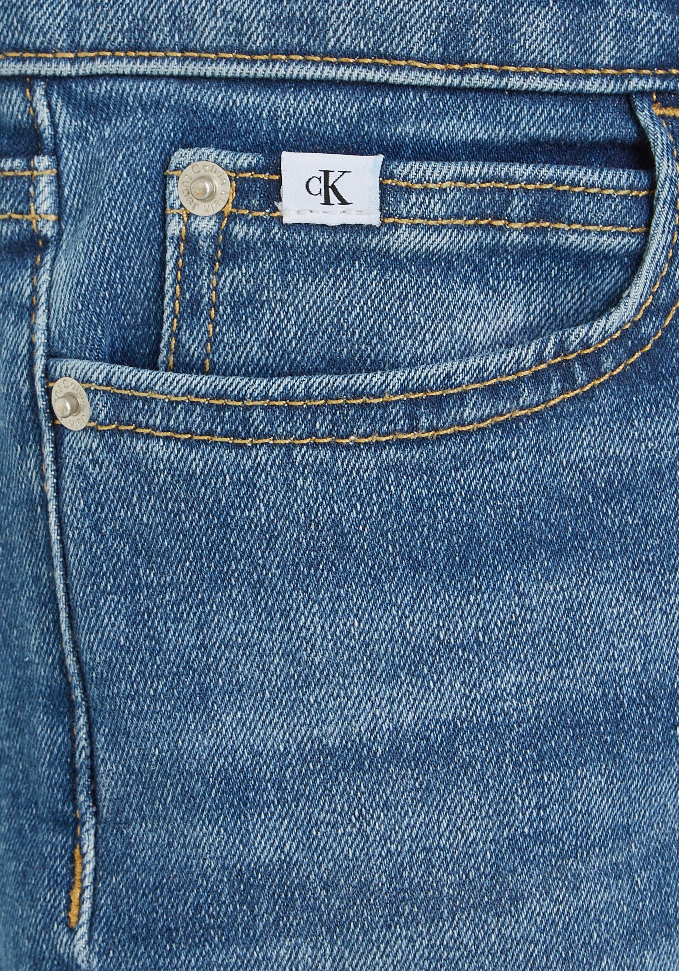 Calvin Klein Jeans Stretch-Jeans HR WIDE LEG MID BLUE