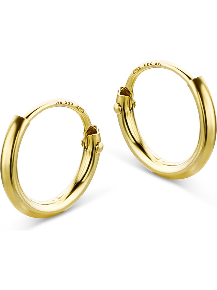 Revoni Gold-Halbcreolen günstig kaufen onesize