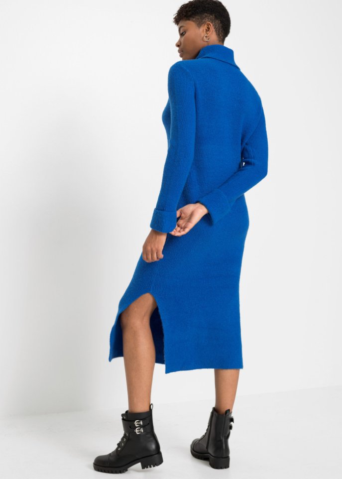 Strickkleid mit Rollkragen