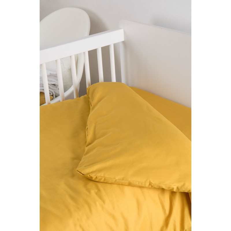 Housse de couette bébé unie en Coton Bio