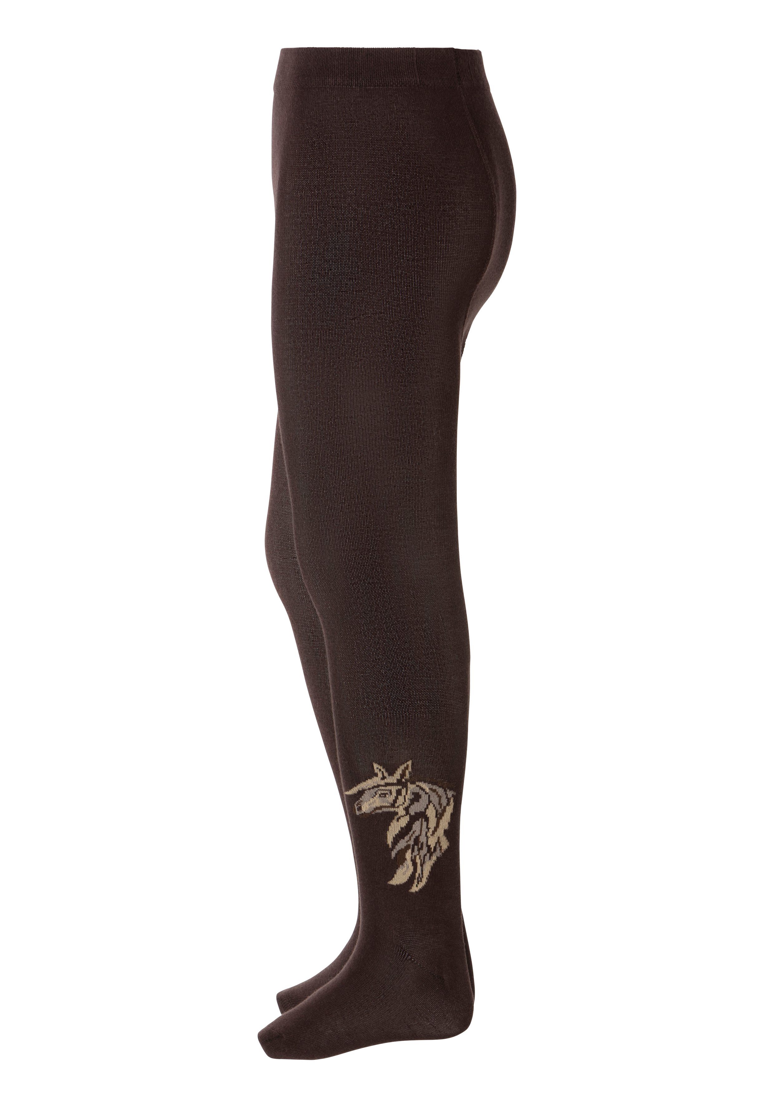 H.I.S Strickstrumpfhose (Packung 3 St) mit Pferde Motiven