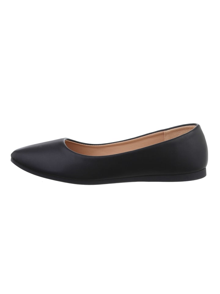Ital-Design Ballerina in Schwarz günstig kaufen