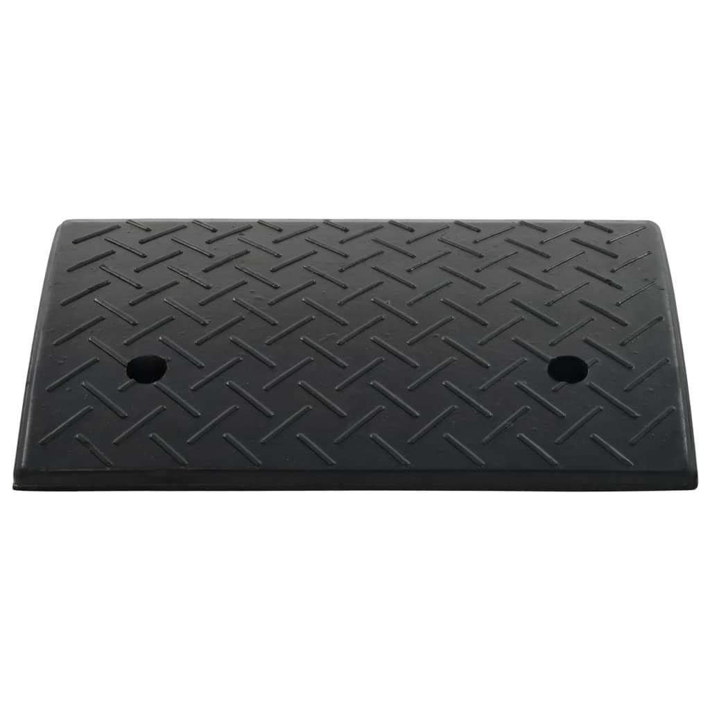 vidaXL Verkehrsschild Bordsteinrampe Gummi 50 x 32,5 x 14 cm, (1 St)