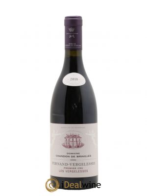 Pernand-Vergelesses 1er Cru Les Vergelesses Chandon de Briailles  2018 - Lot de 1 Bouteille
