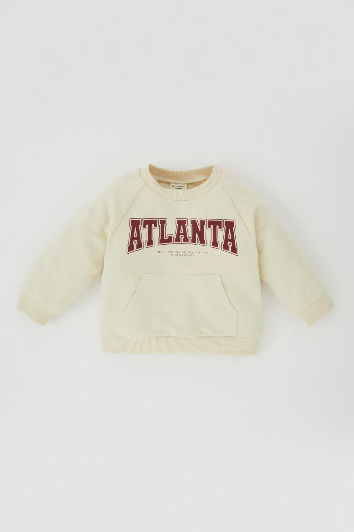 DeFacto  Rundhals-Sweatshirt mit Slogan-Print für Babys
