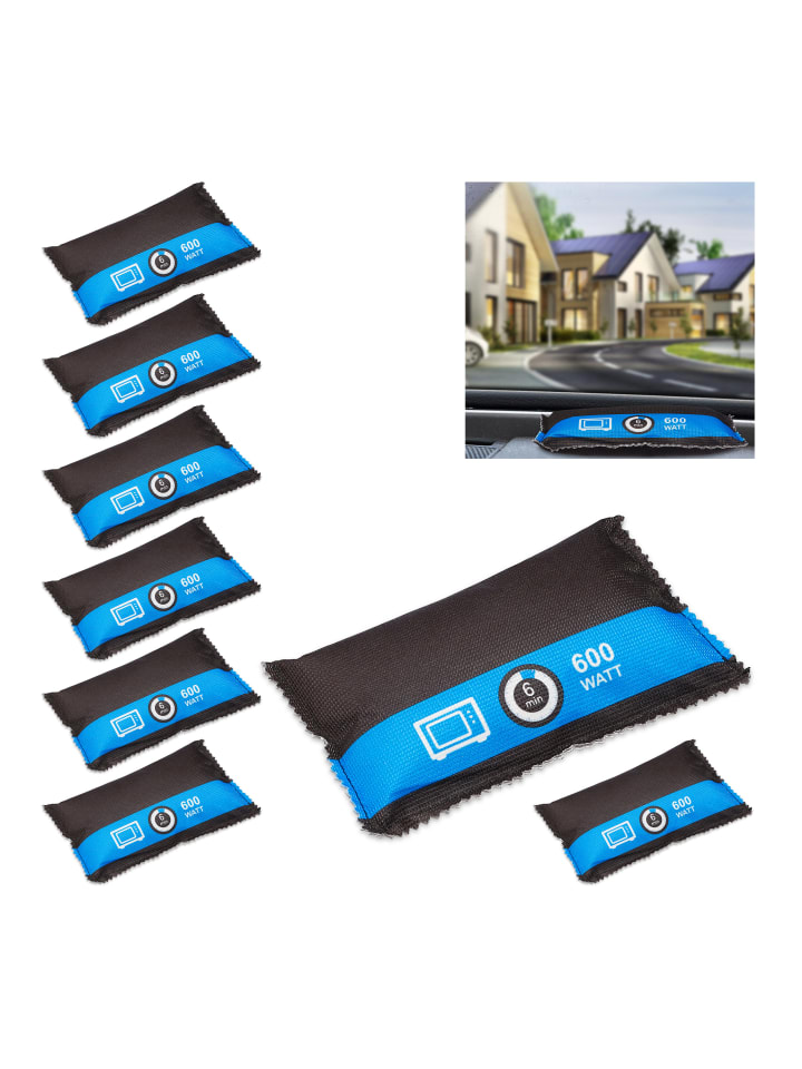 relaxdays 8x Luftentfeuchter Auto in Schwarz günstig kaufen onesize