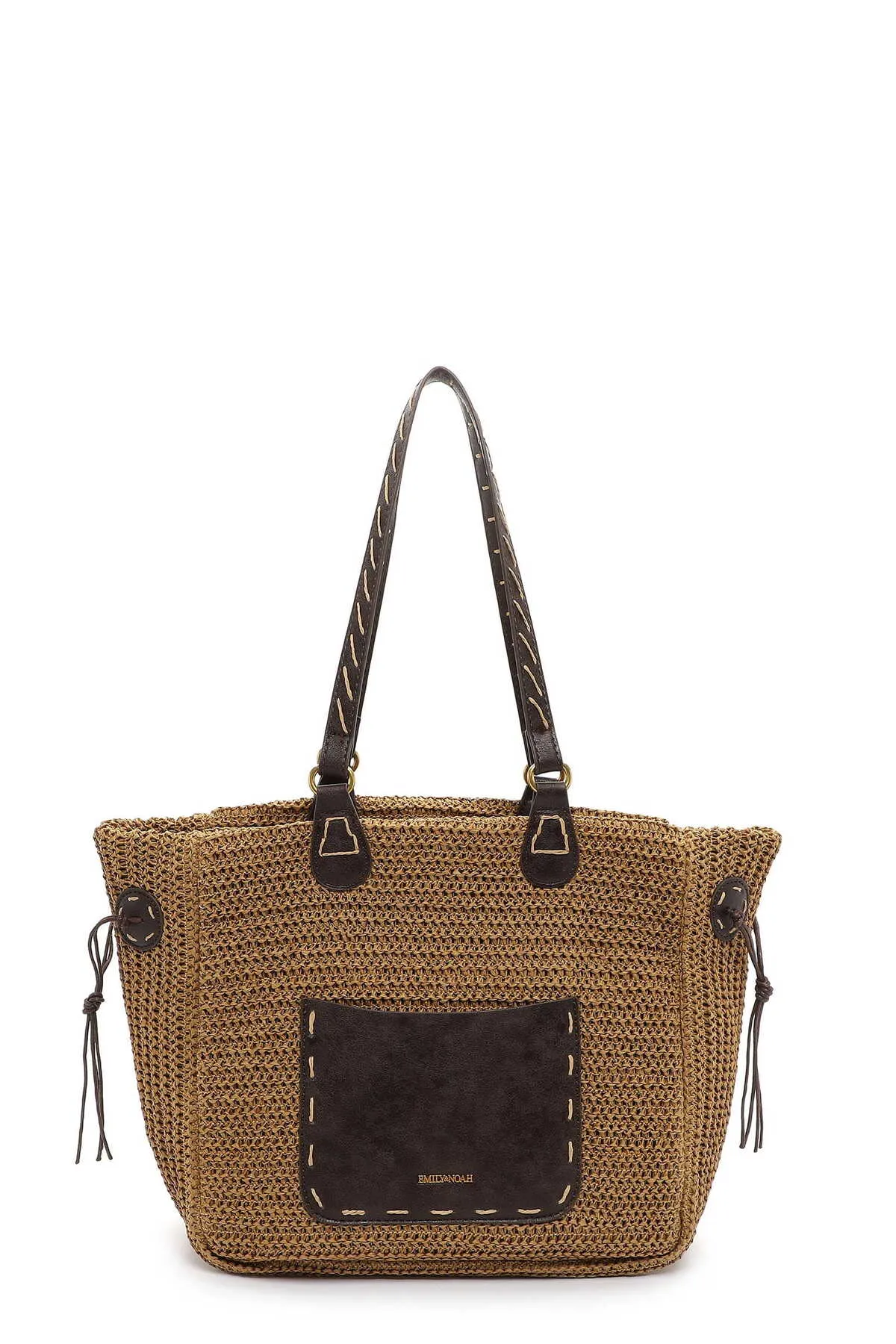 Emily & Noah  Handtasche - Braun - Strukturiert