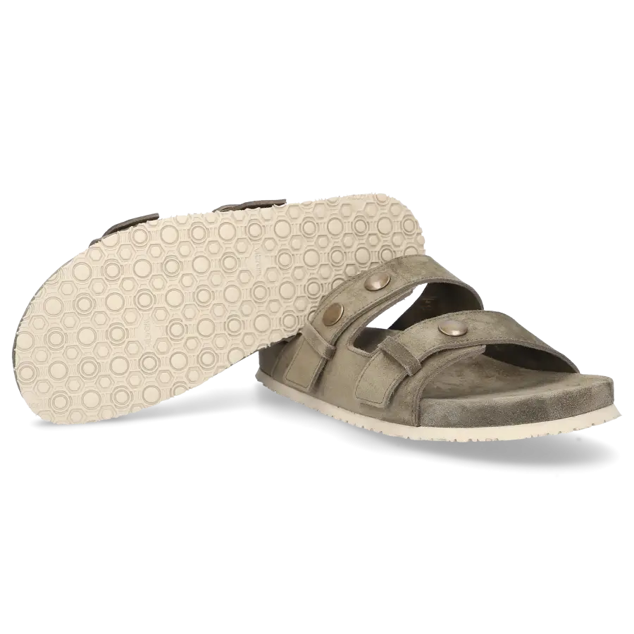 Henderson - Sandalen PARIDE Veloursleder - grün
