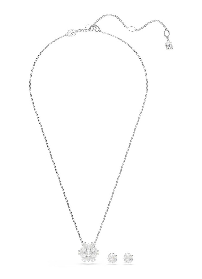 Swarovski Idyllia set of necklace and stud earrings