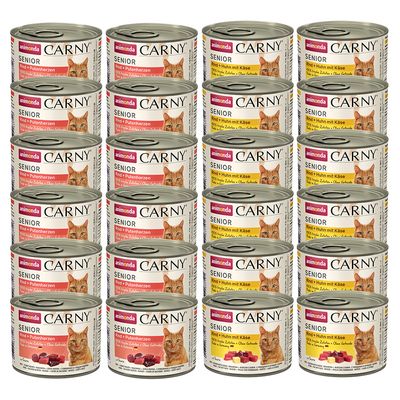 Sparpaket Animonda Carny Senior 24 x 200 g