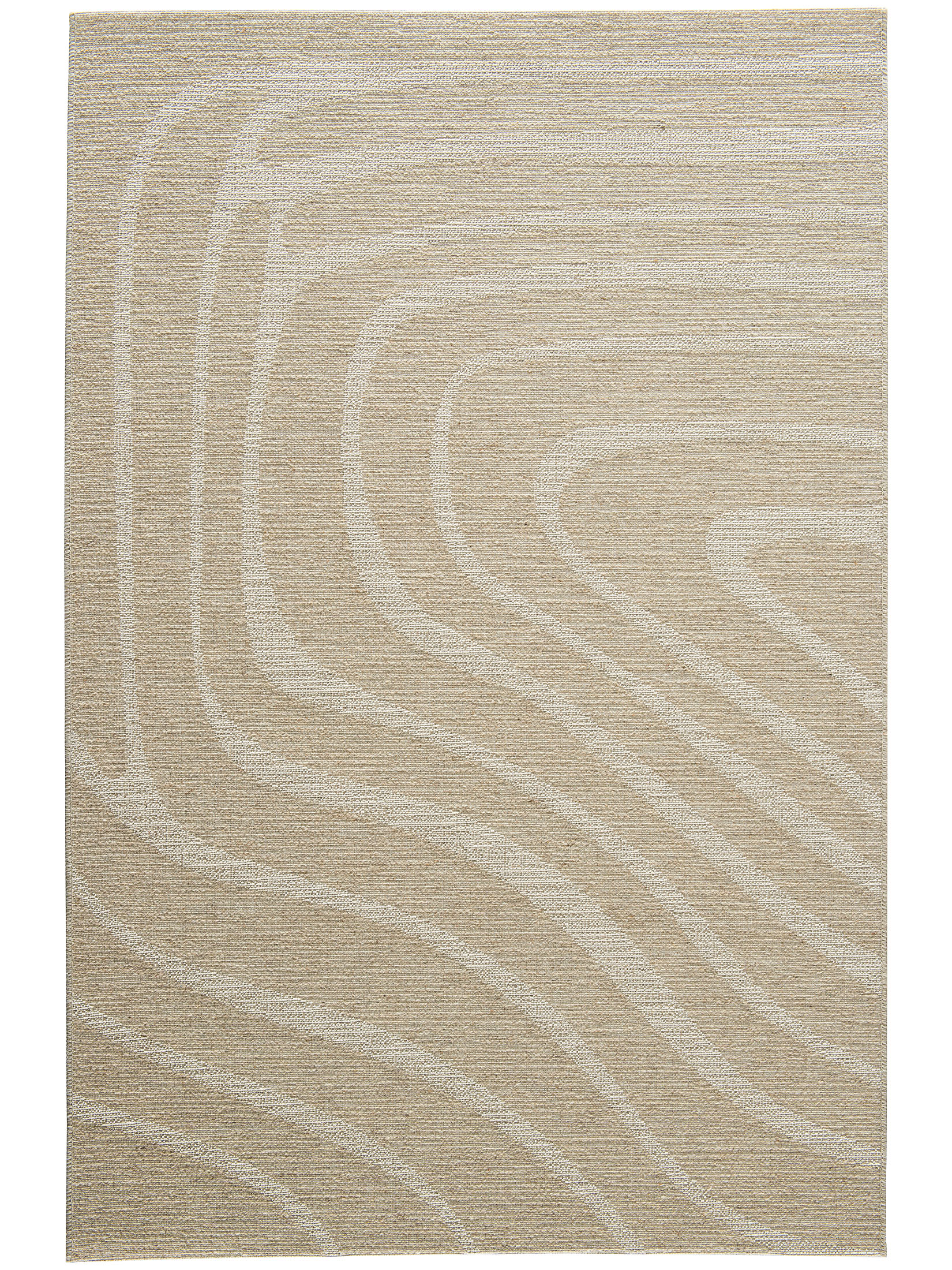 Aceno Moderner Teppich, Beige
