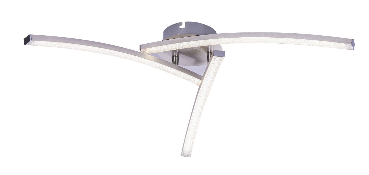 Globo Lighting - TANSY - Deckenleuchte Metall Nickel matt, LED