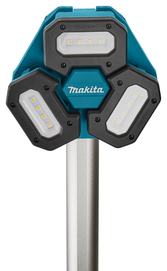 Makita NLADML814 stativlampe (3 spotter) 14,4 V / 18 V i veske uten batterier og lader