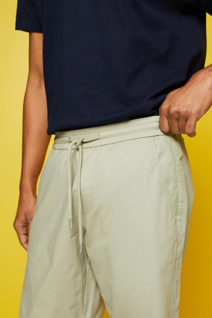 Shorts aus Baumwolltwill