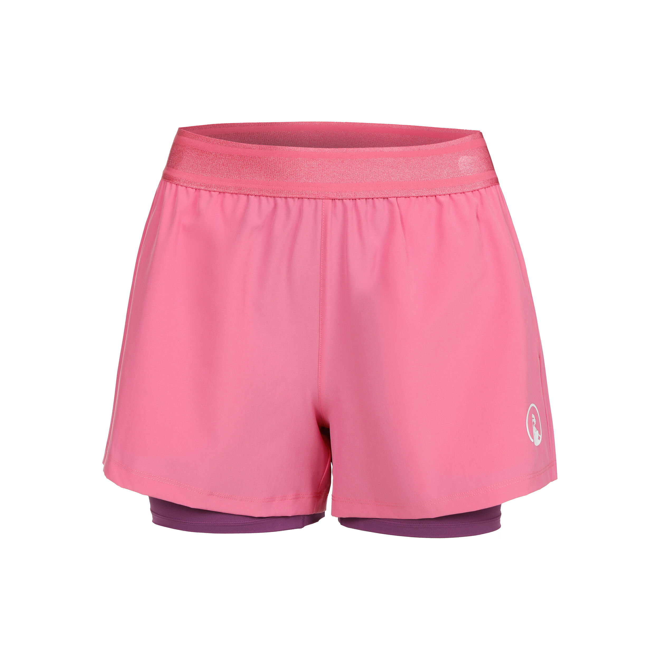 Point 2in1 Shorts Damen - Pink, Berry