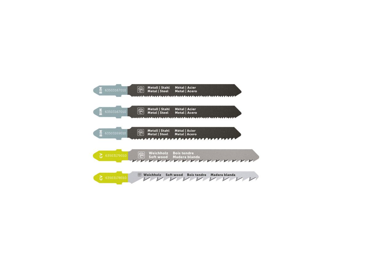 Fein Tillbehör 63503188010 Best of Starter Set Sticksågblad 5 delar