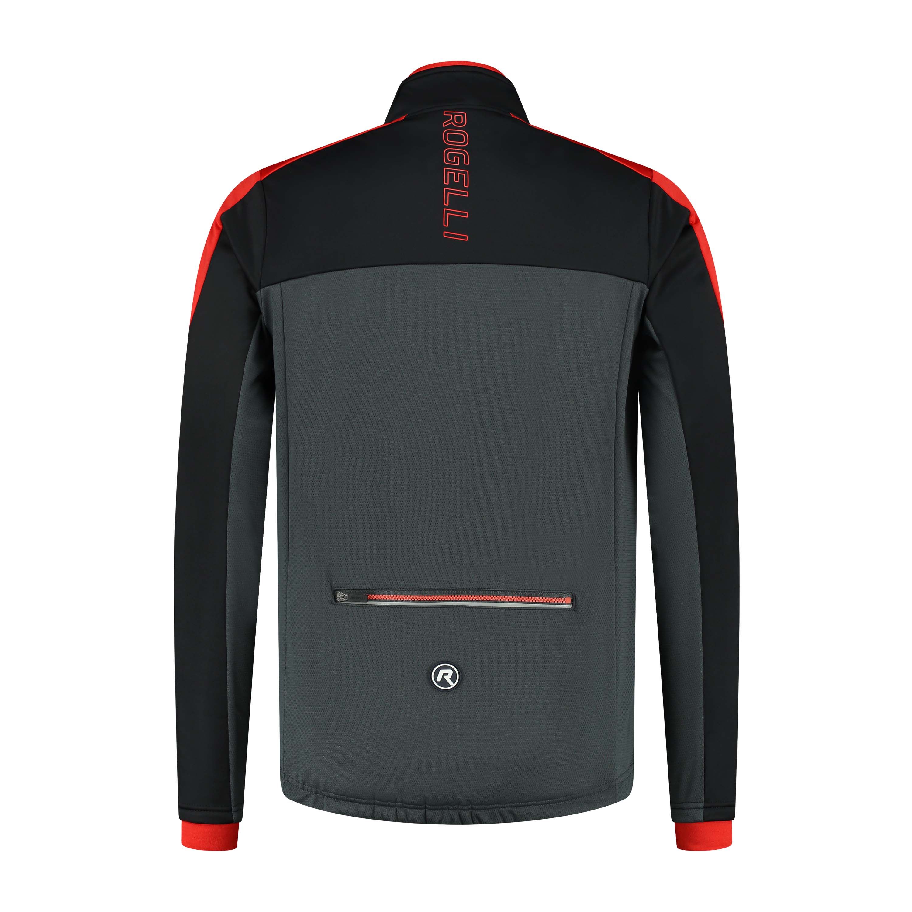 Rogelli Freeze Red Grey Black Herren Winterjacke