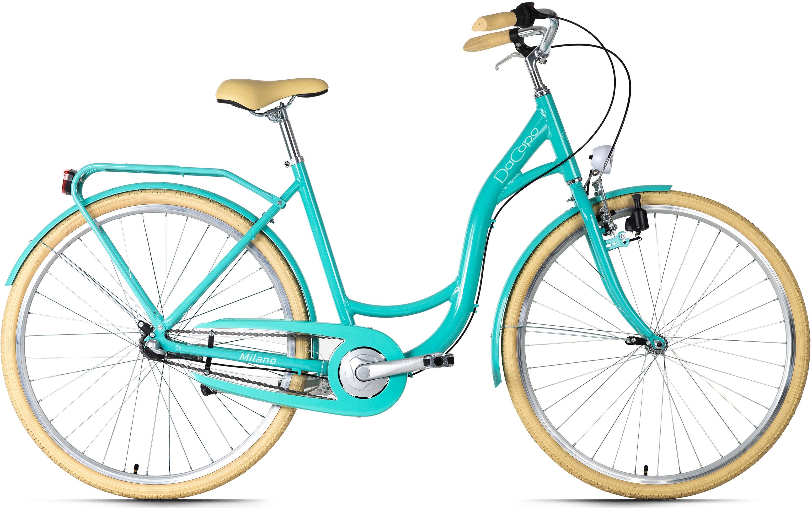 Dacapo Cityrad Milano, 3 Gang Shimano Nexus Schaltwerk, Nabenschaltung
