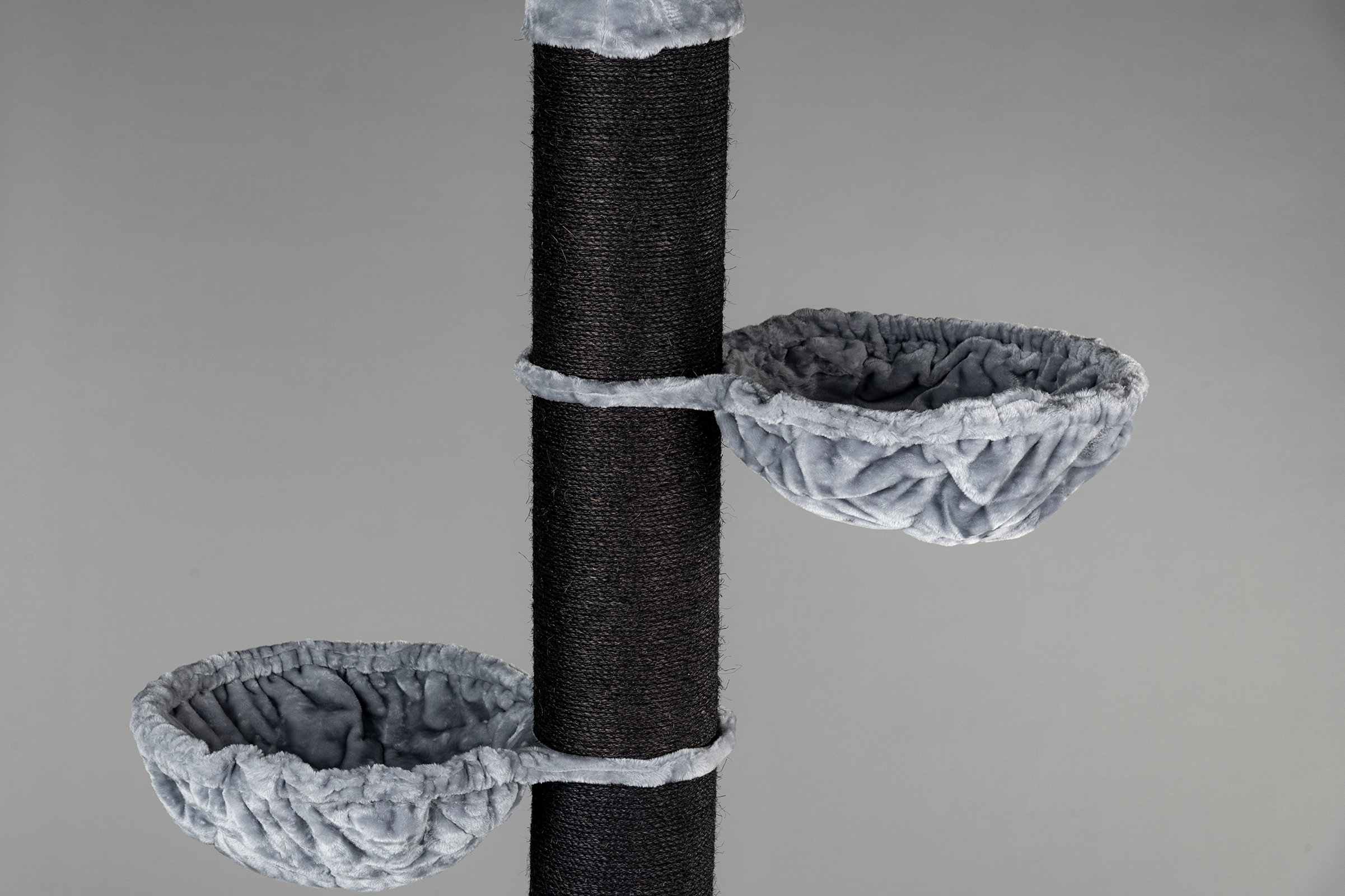 RHR Quality Kratzbäume RHR Quality Kratzbaum Maine Coon Tower grau/ schwarz