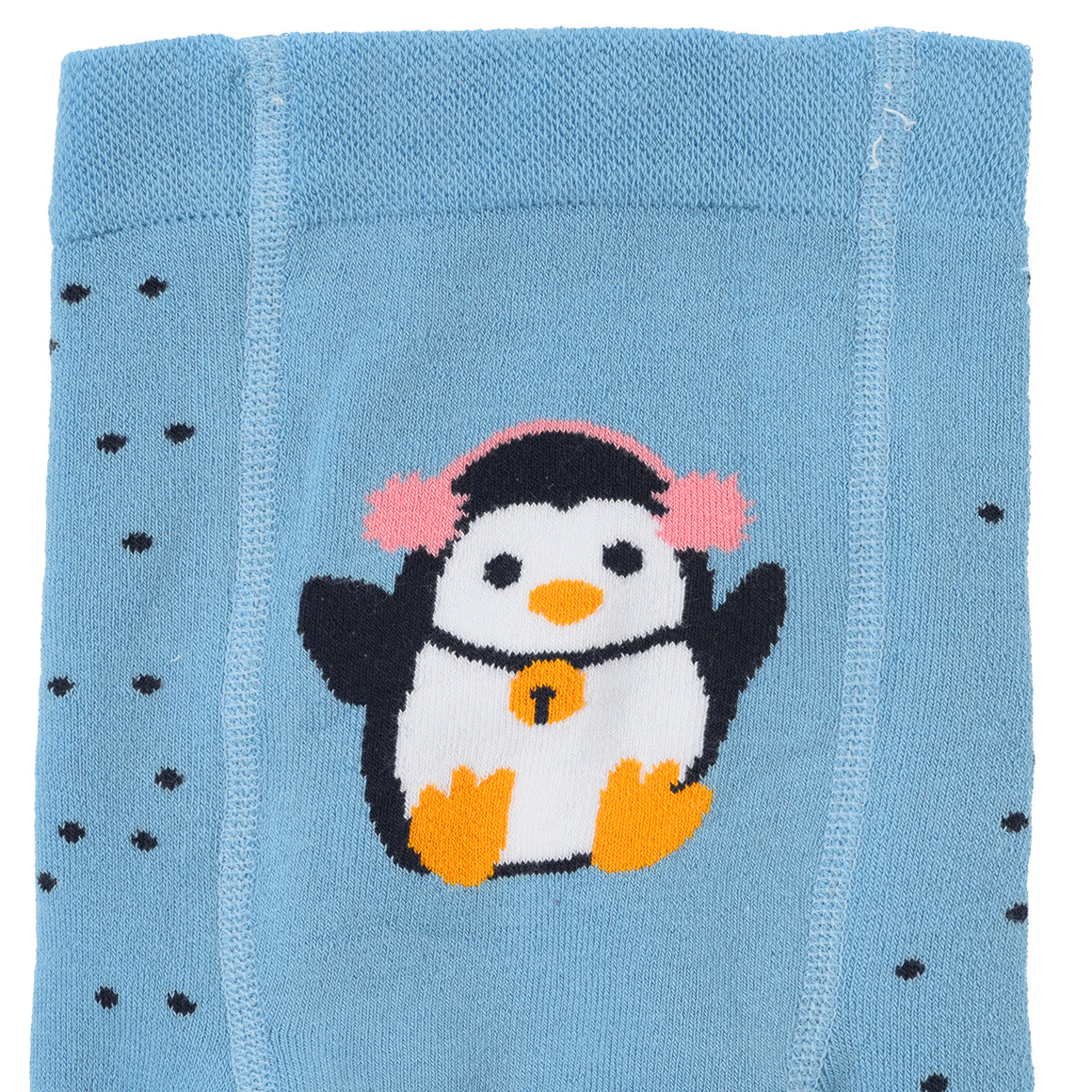 2 Baby Frottee-Leggings mit Punkten
