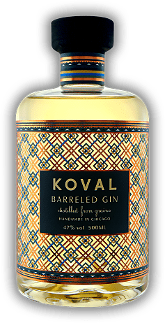 Koval Barreld Gin Koval Barreld Gin Sehr verlockender, fassgelagerter Gin mit ausgeprägten Eichenaromen. 0,5	 Liter - Vol 47%