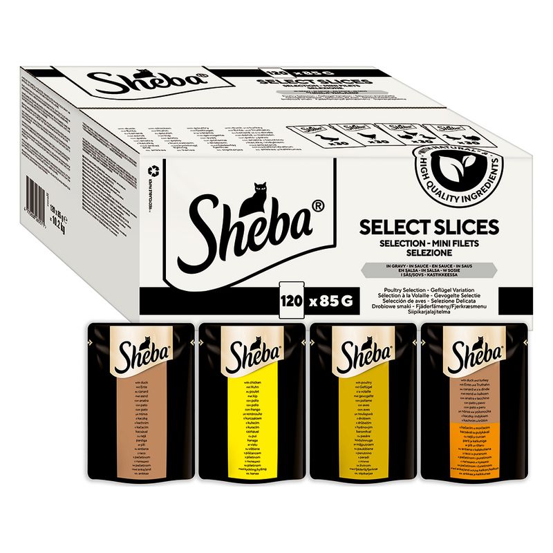Multipack Sheba Frischebeutel 120 x 85 g zu TOP-Preisen | bitiba