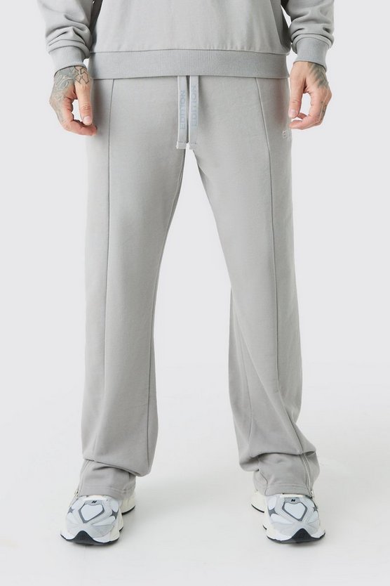 Tall lockere Jogginghose mit geteiltem Saum