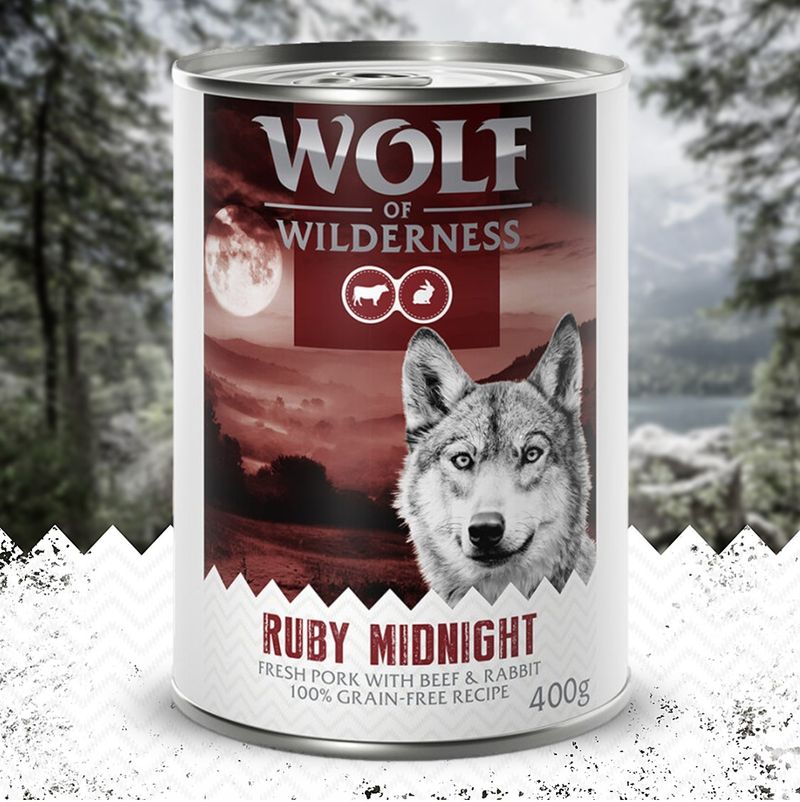 Wolf of Wilderness 'Red Meat' 6 x 400 g