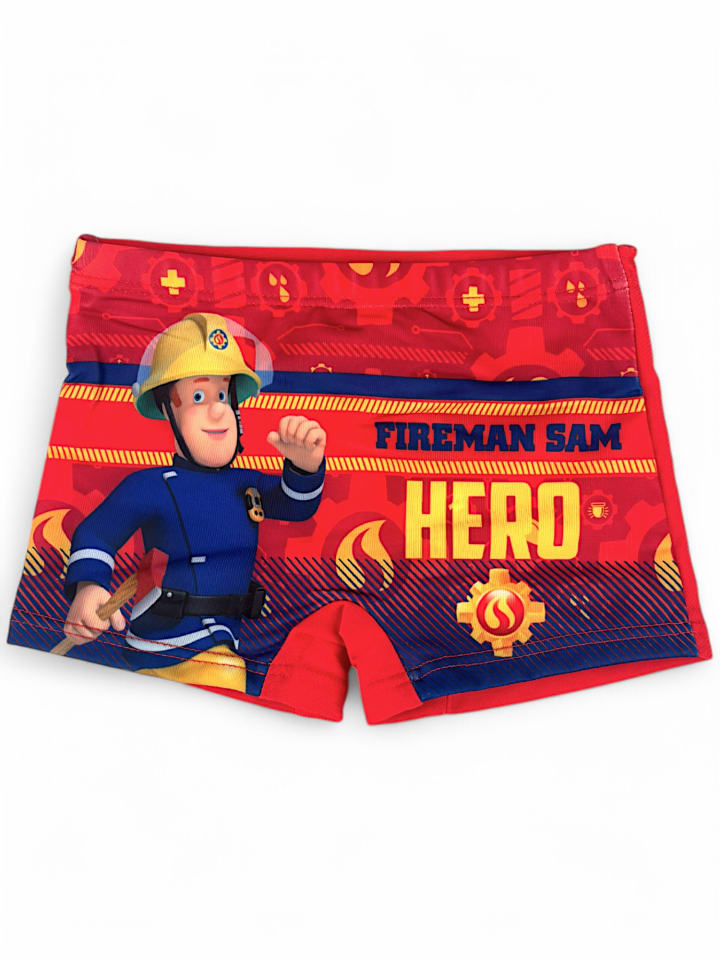 Feuerwehrmann Sam  Badehose Feuerwehrmann  in Rot günstig kaufen